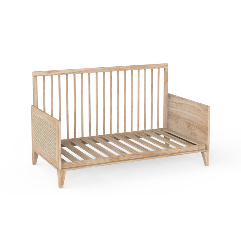 NAMI BOIS Evolutive Bed 70X140 - Natural / Rattan