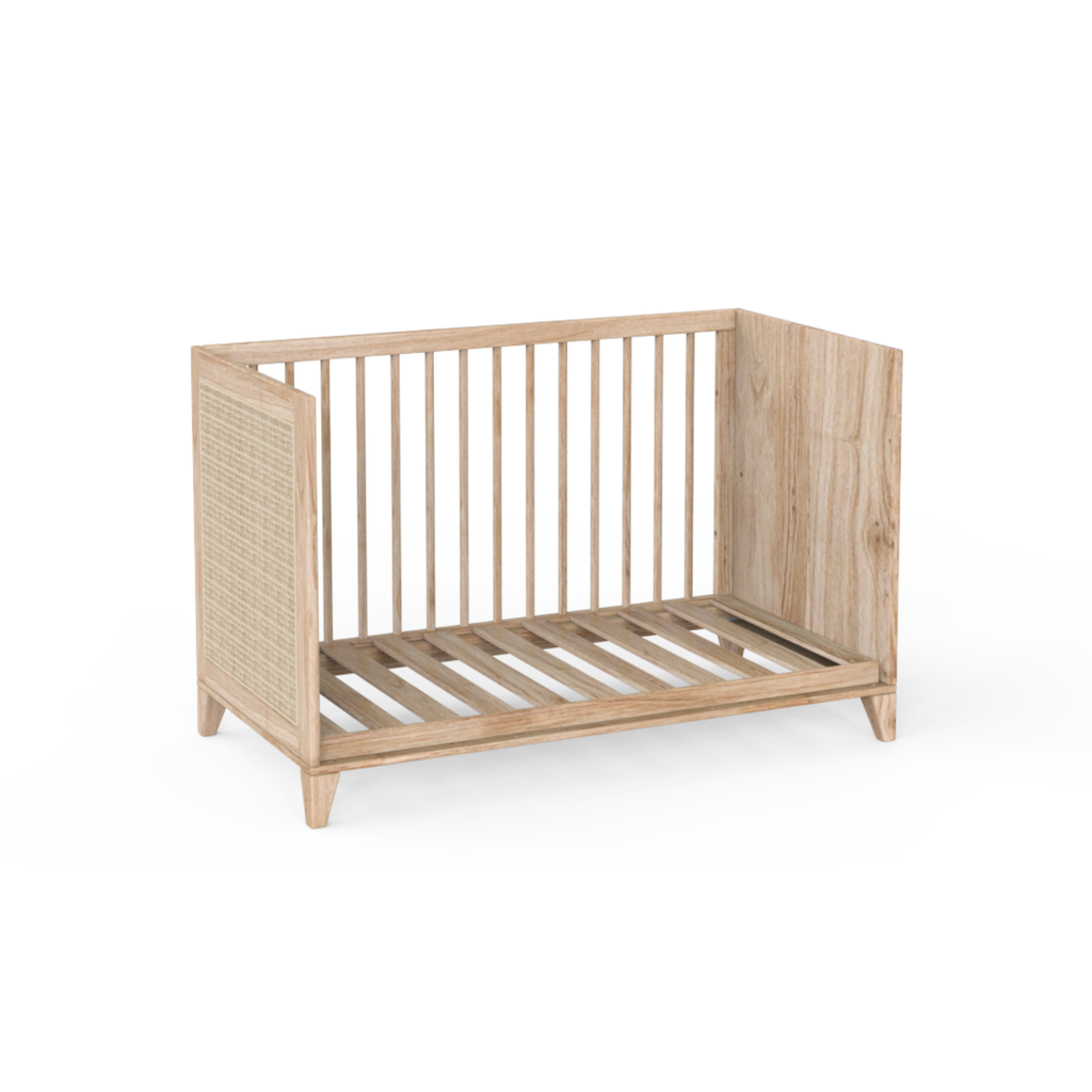 NAMI BOIS Evolutive Bed 60X120 -  Natural / Rattan