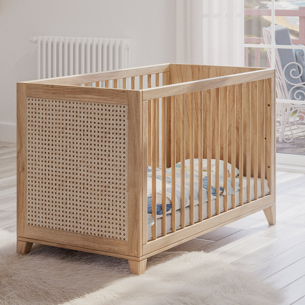 NAMI BOIS Evolutive Bed 60X120 -  Natural / Rattan