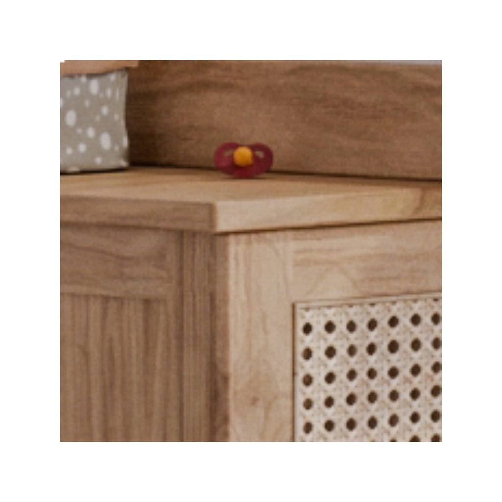 NAMI BOIS Commode / Big Chest of Drawers - Natural / Rattan