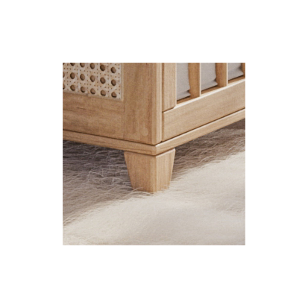 NAMI BOIS Evolutive Bed 60X120 -  Natural / Rattan