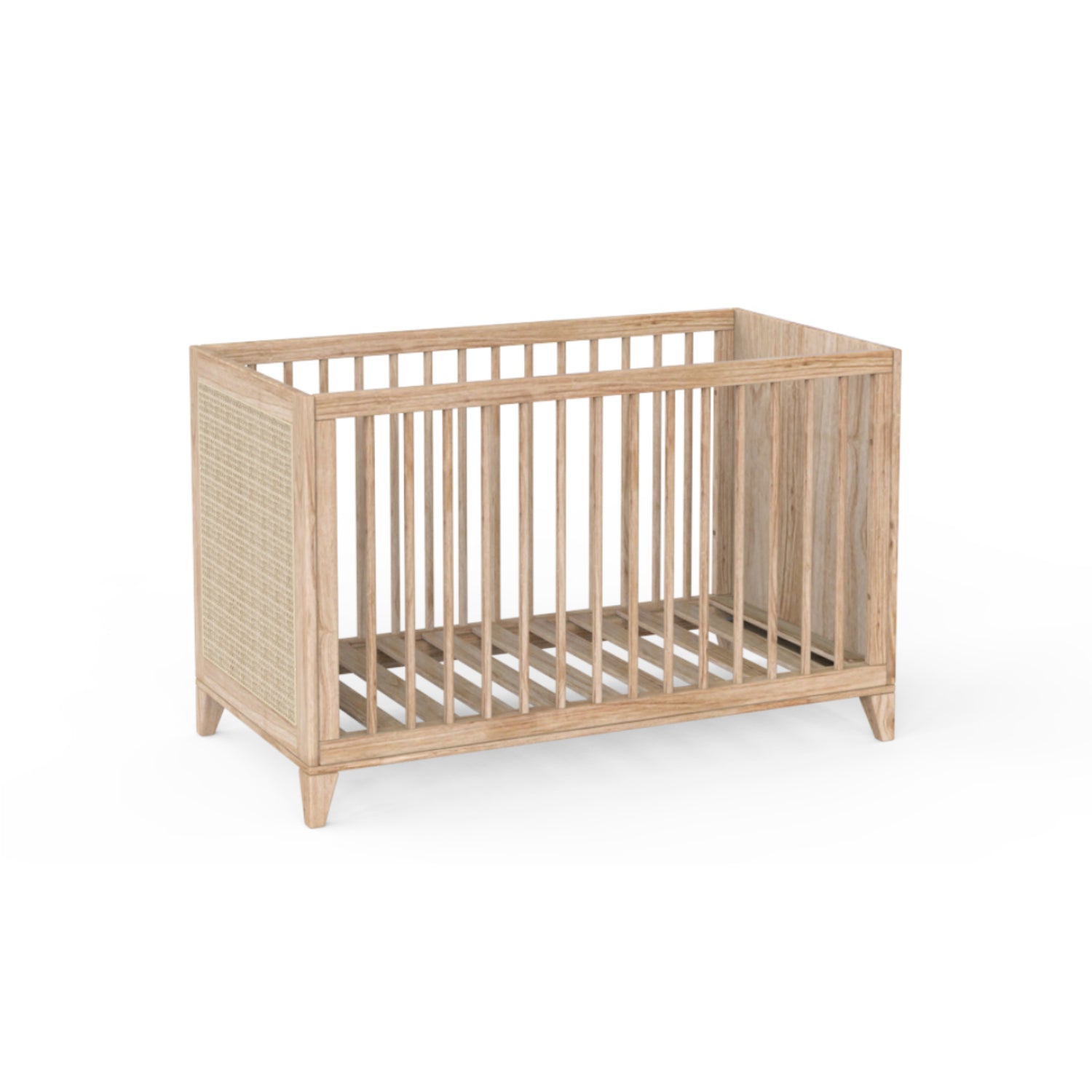 NAMI BOIS Evolutive Bed 60X120 -  Natural / Rattan