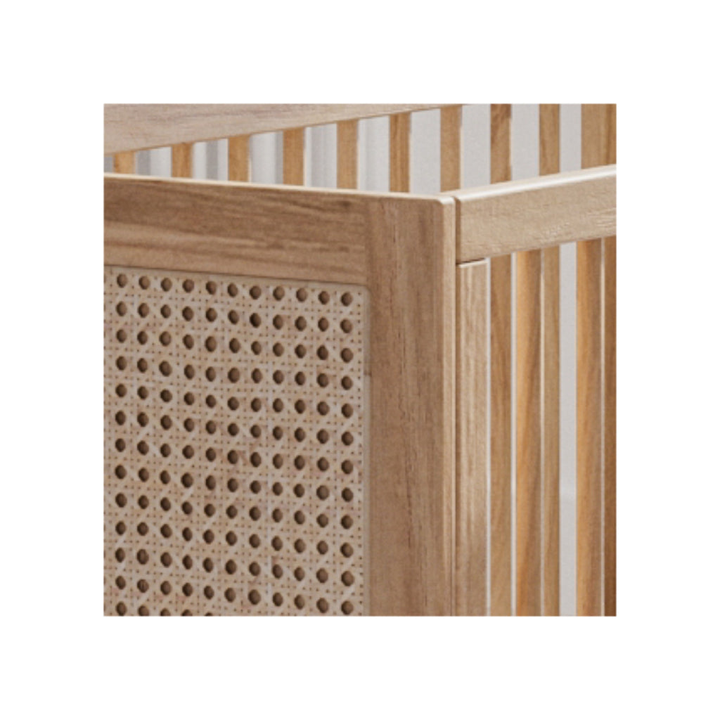 NAMI BOIS Evolutive Bed 60X120 -  Natural / Rattan