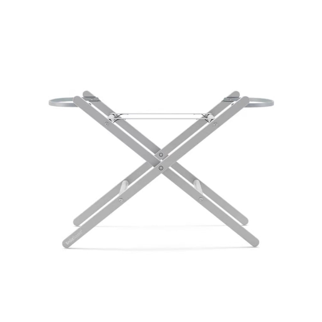 SnuzBaskit Light Grey Moses Basket & Dove Stand
