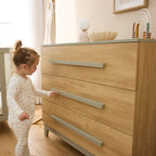 Tutti Bambini Hallee Chest Changer - Sage & Golden Oak