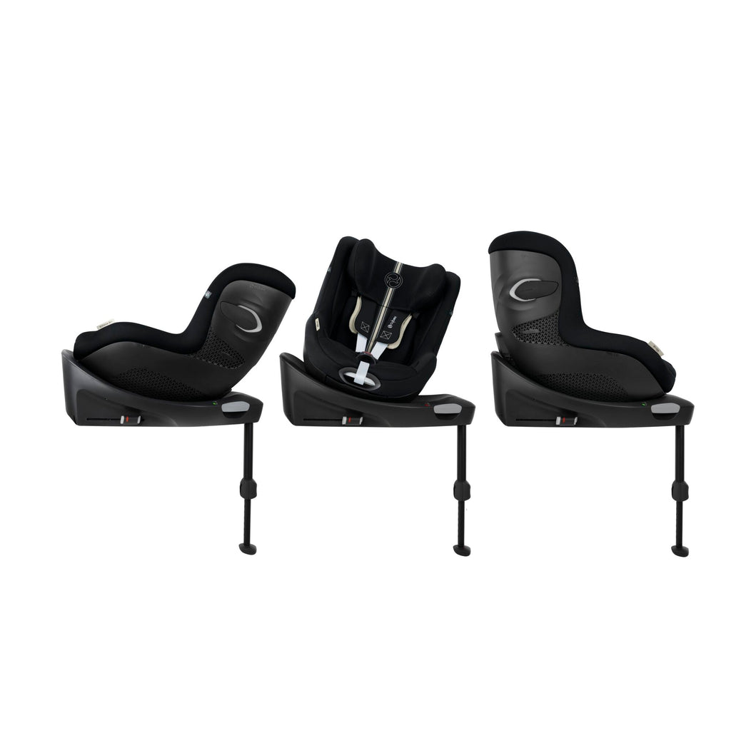 CYBEX Sirona Gi i-Size PLUS 360° Rotating ISOFIX Toddler Car Seat - Moon Black