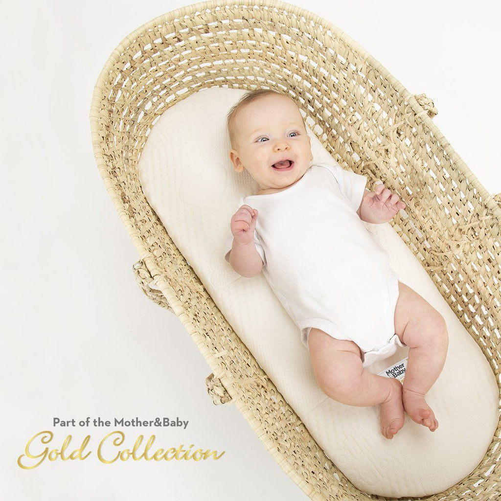 Mother&Baby First Gold Anti-Allergy Foam Moses Basket Small 66 x 28cm
