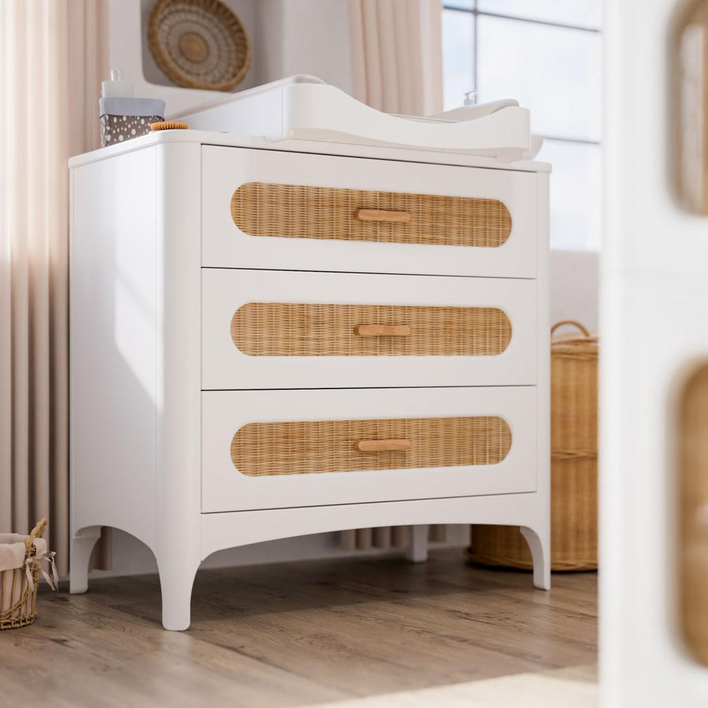 NEREIDES  COMMODE / BIG CHEST OF DRAWERS H88.8cm - Neige
