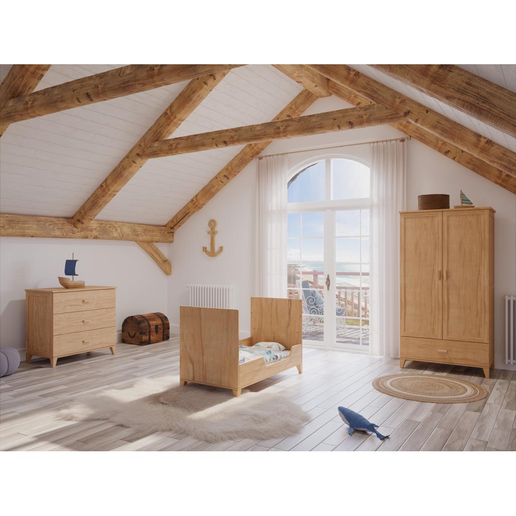 NAIA BOIS Evolutive Bed 60X120 - Natural