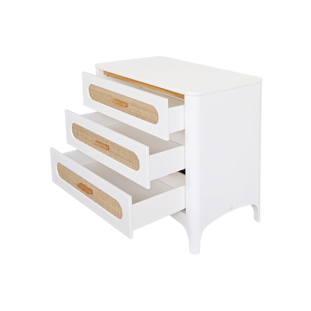 NEREIDES  COMMODE / BIG CHEST OF DRAWERS H88.8cm - Neige