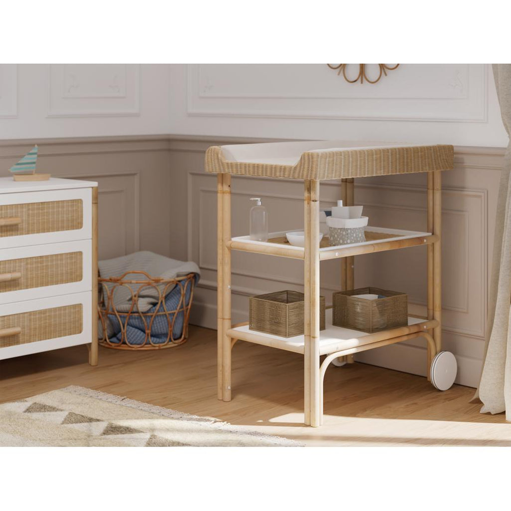 Oceania Rattan Cannes Chest of drawer - Neige