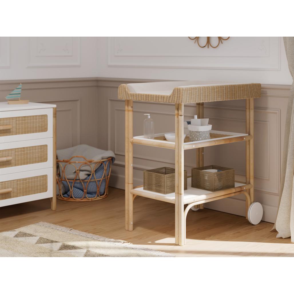 Oceania Rattan Cannes Chest of drawer - Neige
