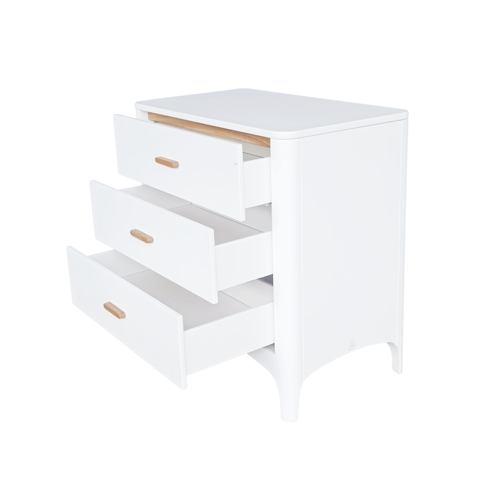 NEREE  COMMODE / BIG CHEST OF DRAWERS H88.8cm - Neige