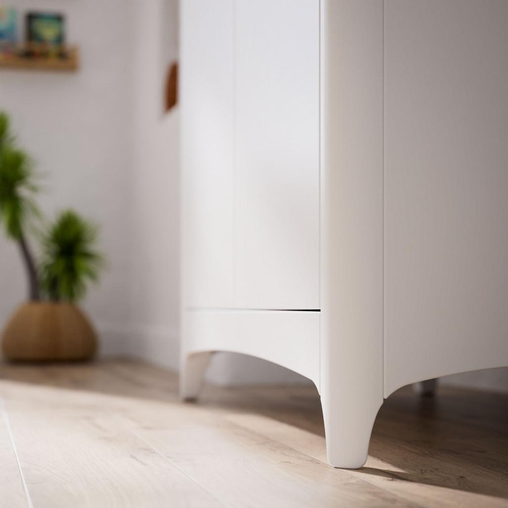 NEREE  ARMOIRE 3P / WARDROBE 3D - Neige