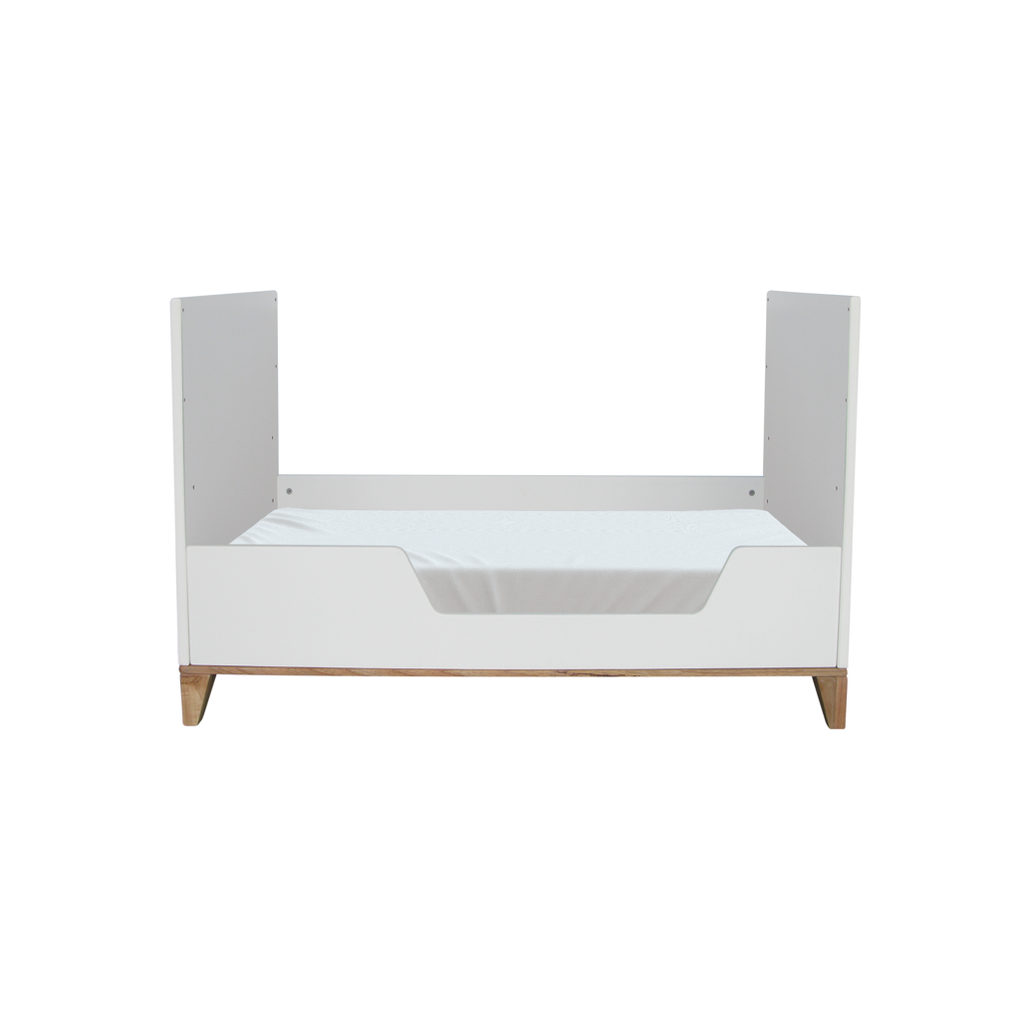 Nami Evolutive Bed 60 x 120 - Rattan / Neige