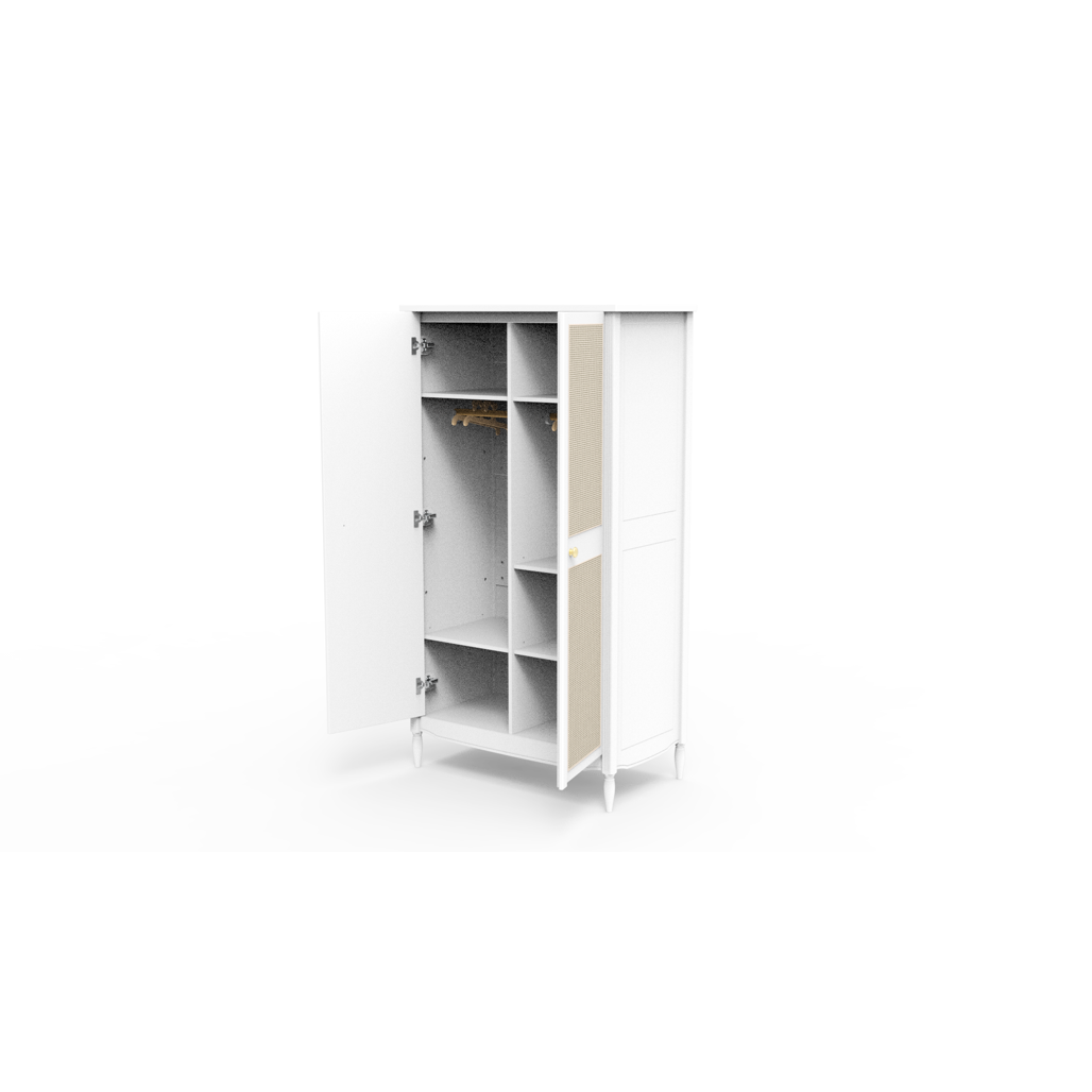 HERMIONE Armoire / Wardrobe - Neige