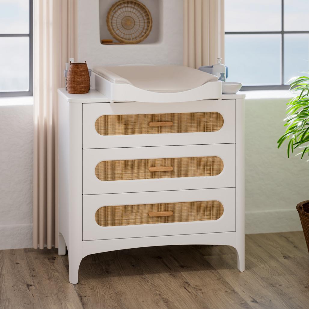 NEREIDES  COMMODE / BIG CHEST OF DRAWERS H88.8cm - Neige