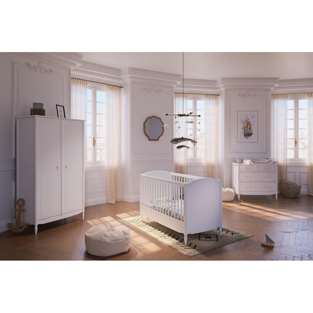 LAFAYETTE Armoire / Wardrobe - Neige