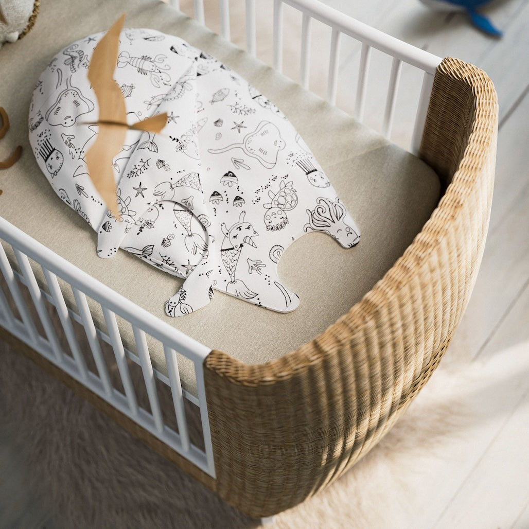 Coquillage Evolutive Bed 60 x 120 - Neige