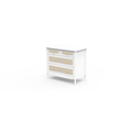 HERMIONE Commode / Big Chest of Drawers - Neige