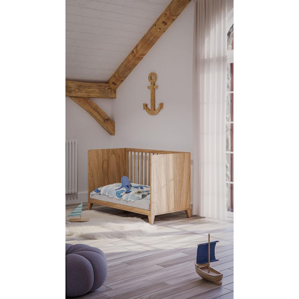 NAIA BOIS Evolutive Bed 60X120 - Natural