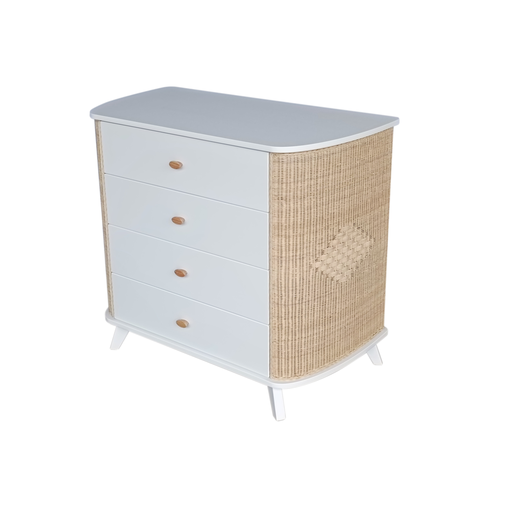 Coquillage Chest of Drawers - Neige