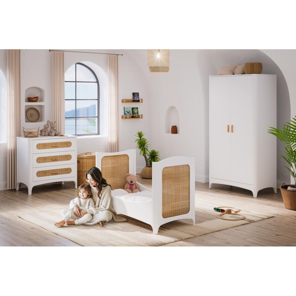 NEREIDES  COMMODE / BIG CHEST OF DRAWERS H88.8cm - Neige