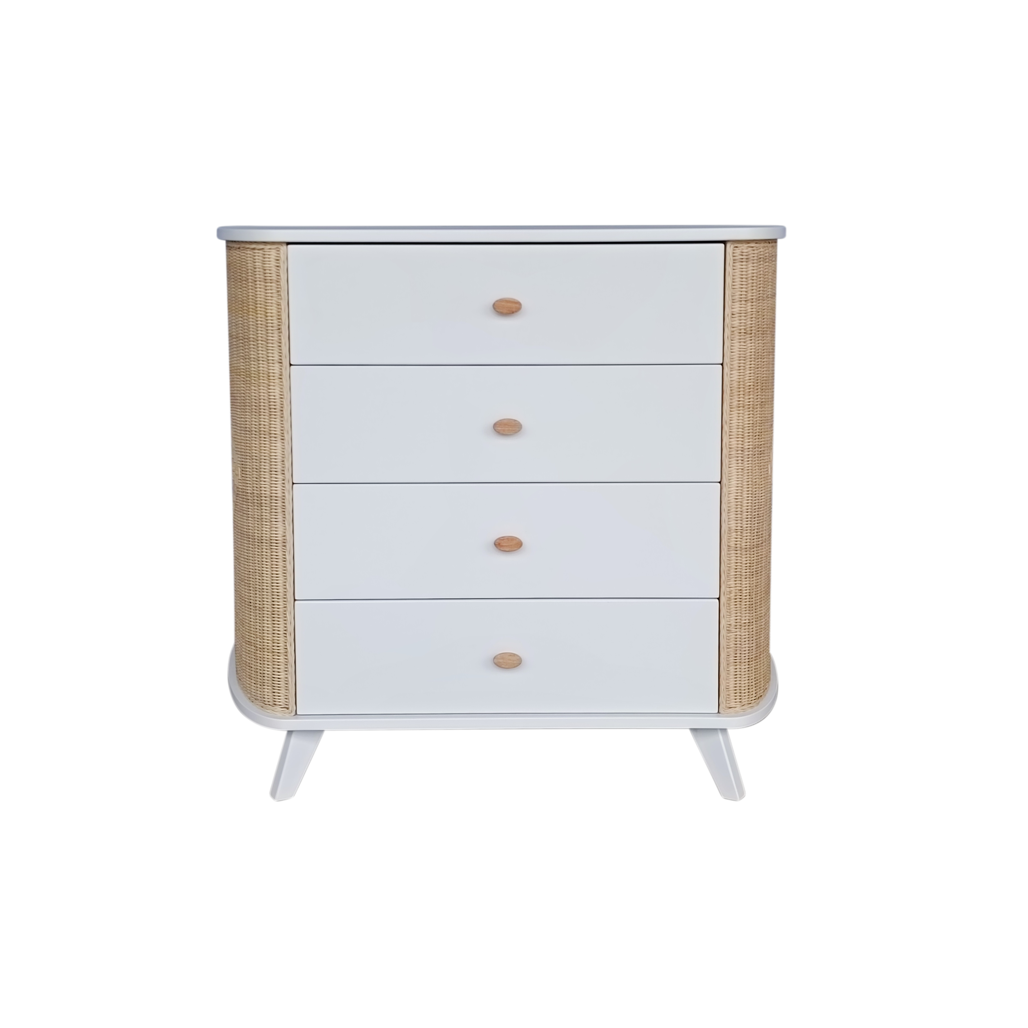 Coquillage Chest of Drawers - Neige