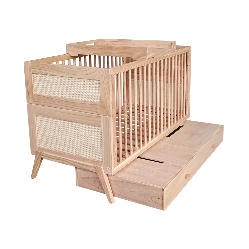MARELIA BOIS Evolutive Bed 70X140 - Natural