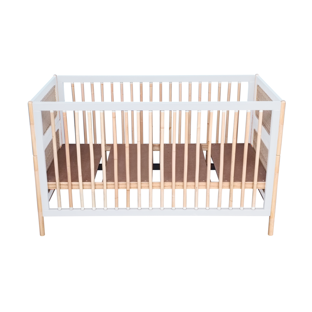 Oceania Rattan Evolutive Bed 70 x 140 - Neige