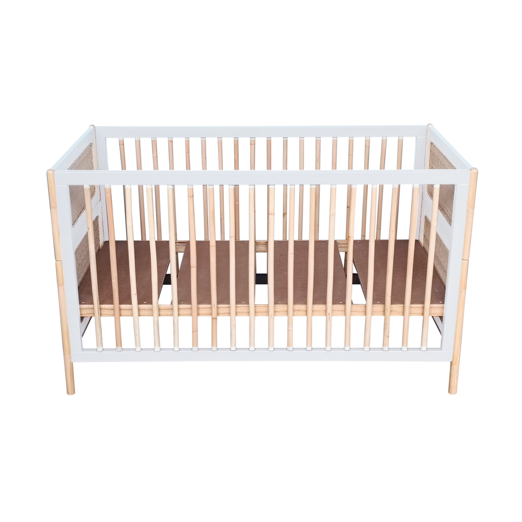 Oceania Rattan Evolutive Bed 70 x 140 - Neige