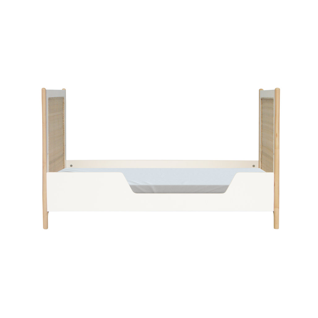 Oceania Rattan Evolutive Bed 60 x 120 - Neige