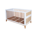 Nami Evolutive Bed 70 x 140 - Rattan / Neige