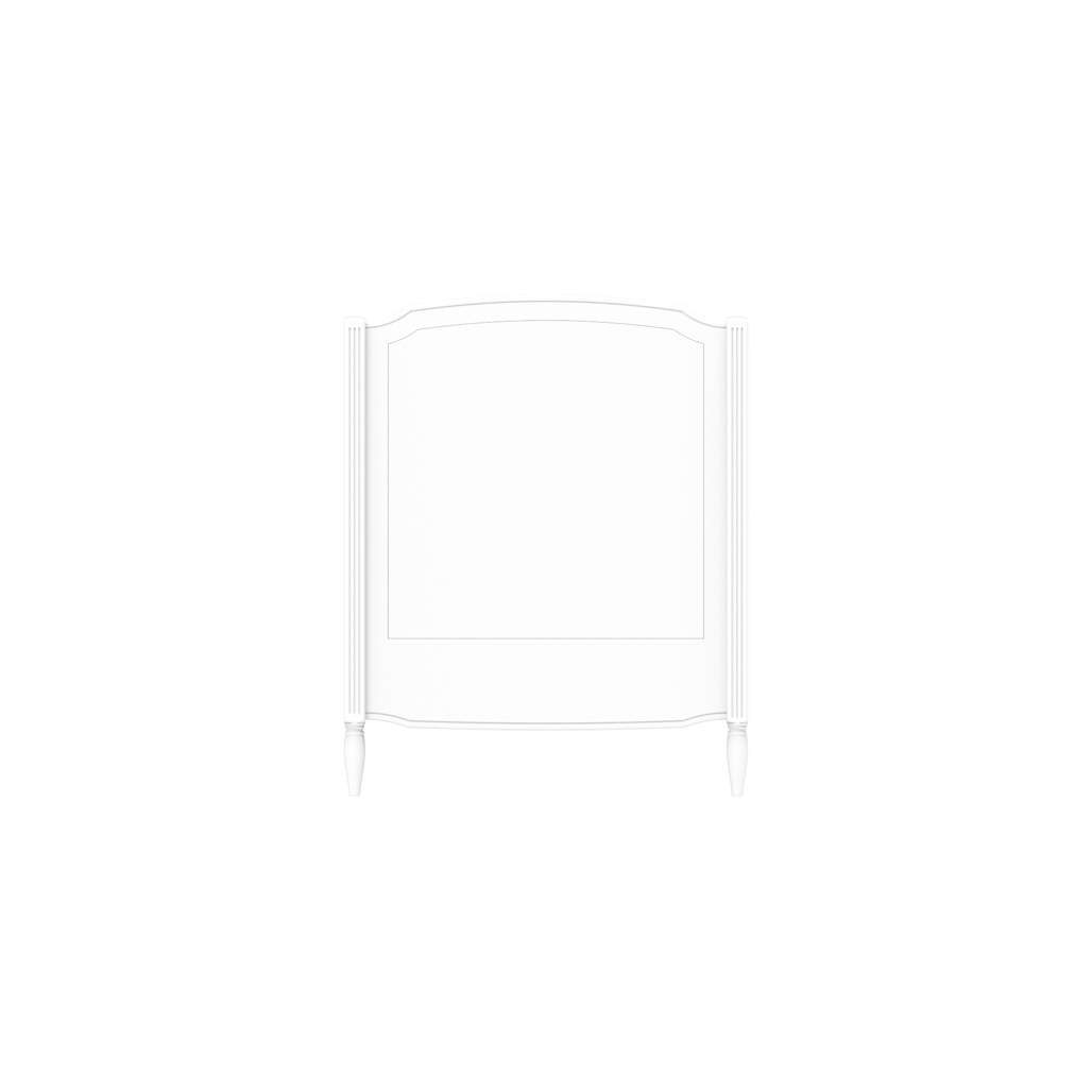 LAFAYETTE Lit / Bed 70X140  H86cm - Neige