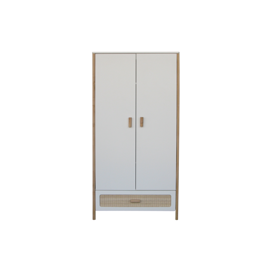 Oceania Wardrobe Rattan Cannes - Neige