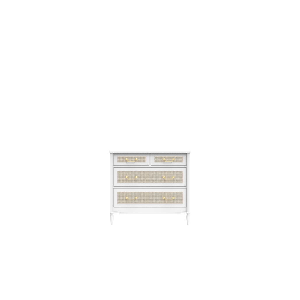HERMIONE Commode / Big Chest of Drawers - Neige