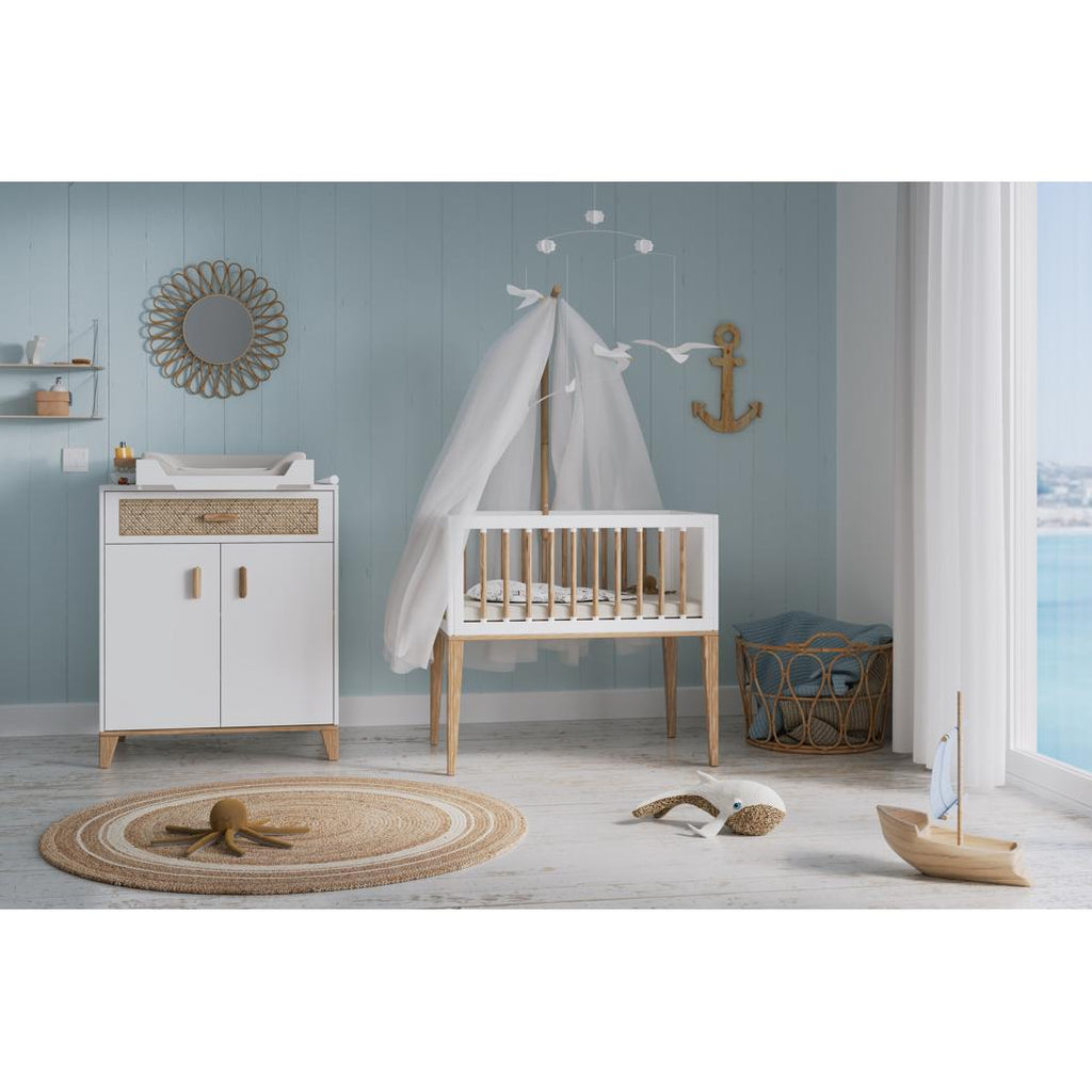 Nami Cradle - Rattan / Neige