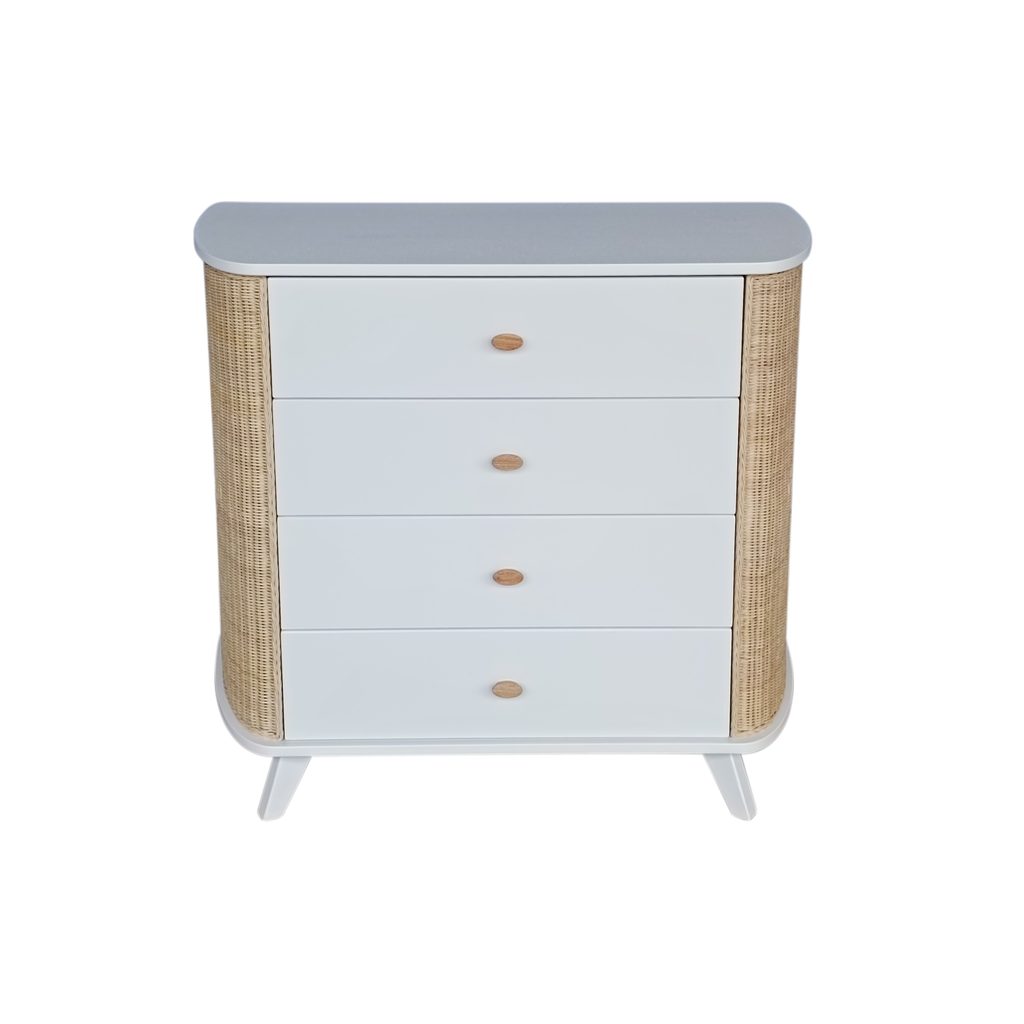 Coquillage Chest of Drawers - Neige