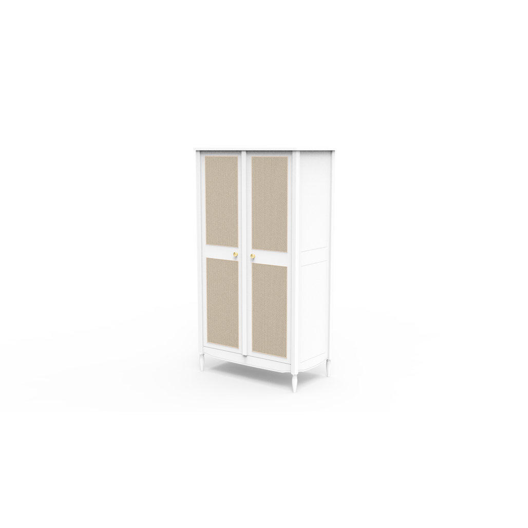 HERMIONE Armoire / Wardrobe - Neige