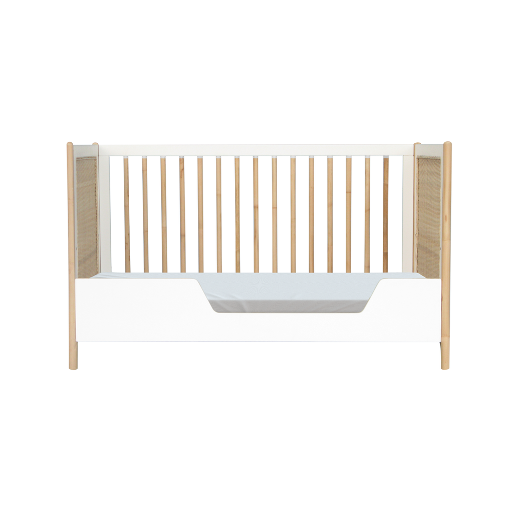 Oceania Rattan Evolutive Bed 60 x 120 - Neige