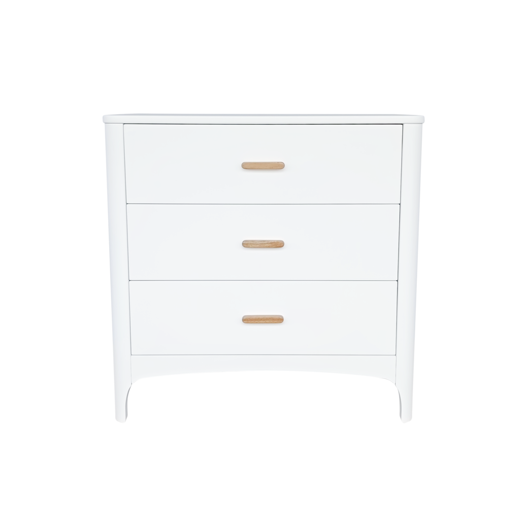 NEREE  COMMODE / BIG CHEST OF DRAWERS H88.8cm - Neige