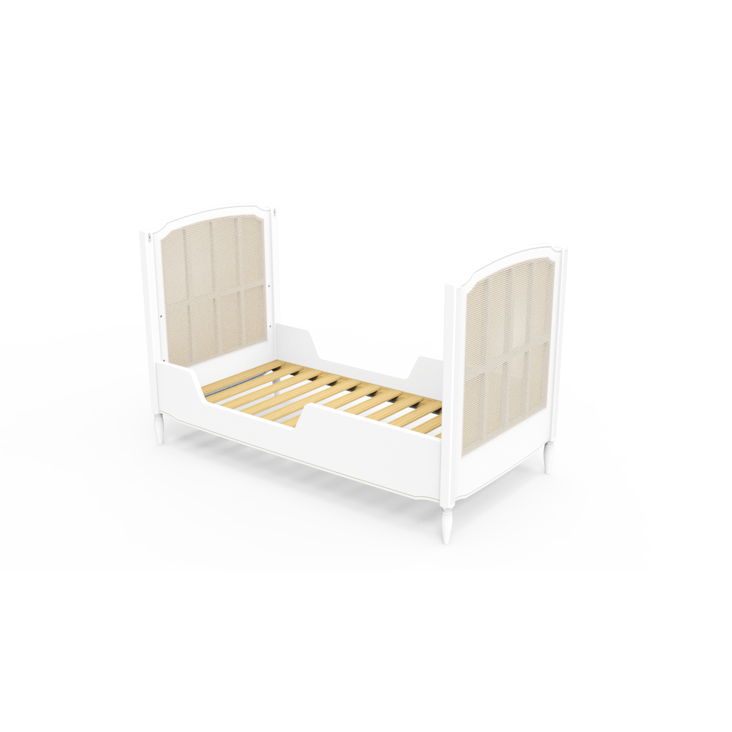 HERMIONE / LAFAYETTE Kit Evolutive Bed / Evolutive side 140 - Neige