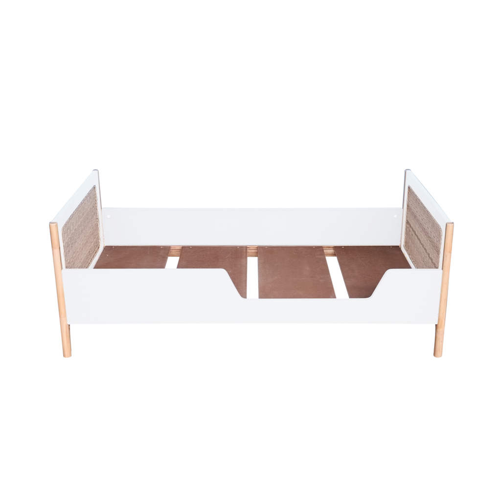 Oceania Rattan Evolutive Bed 70 x 140 - Neige