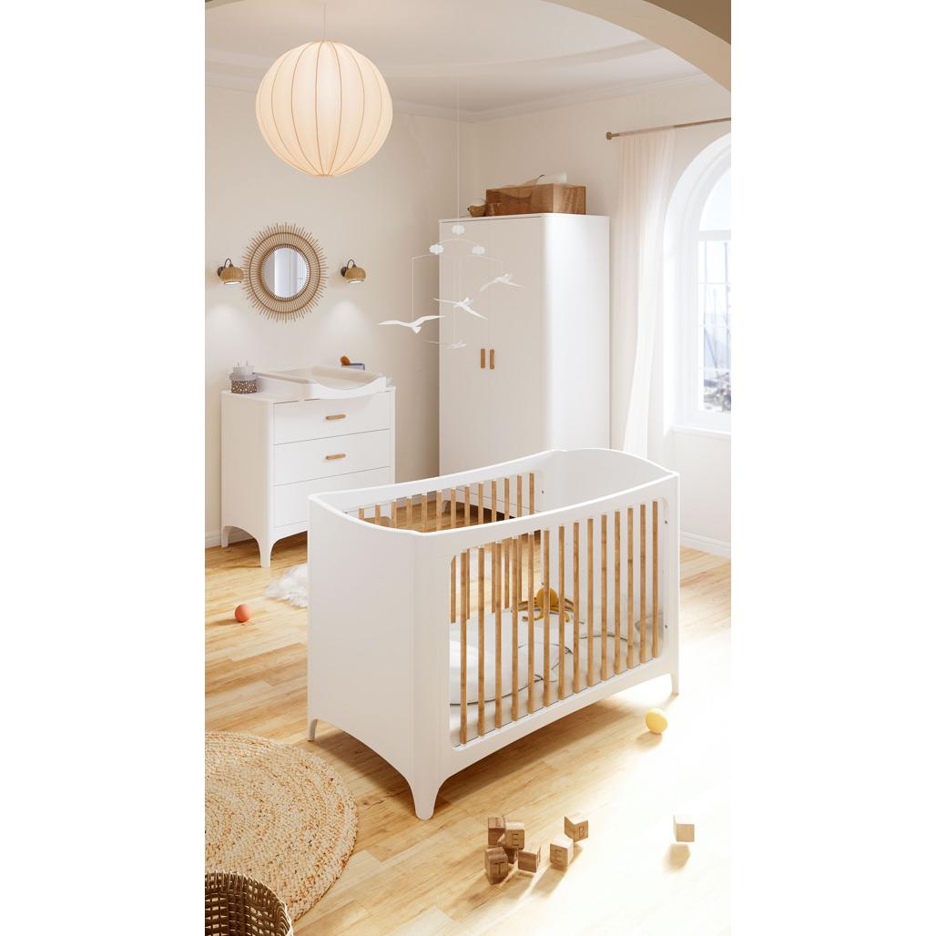 NEREE  ARMOIRE 2P / WARDROBE 2D - Neige