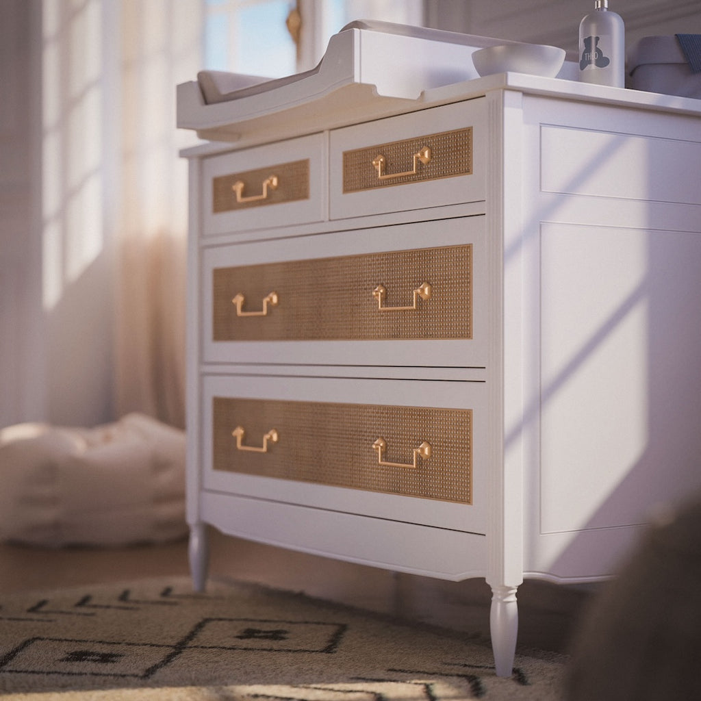 HERMIONE Commode / Big Chest of Drawers - Neige