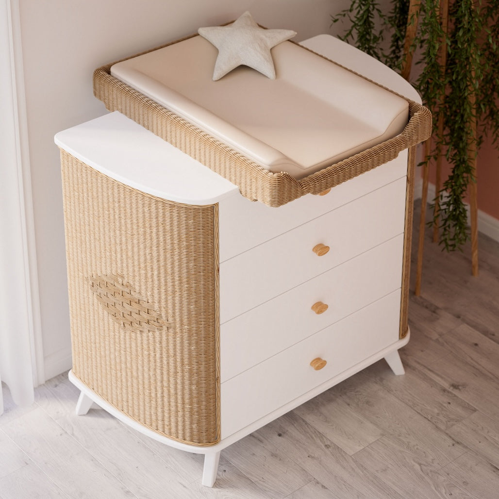 Coquillage Chest of Drawers - Neige
