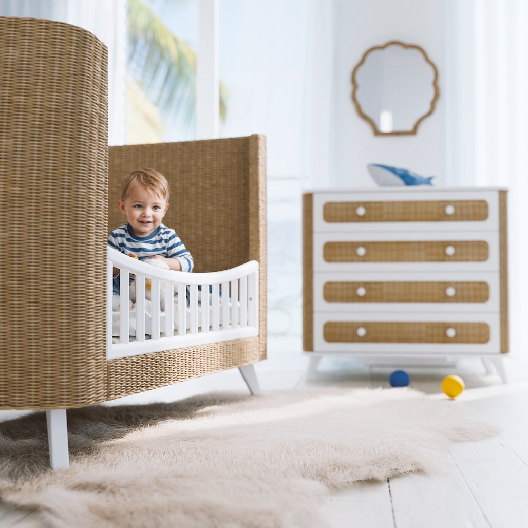 Coquillage Evolutive bed side 140 - Neige