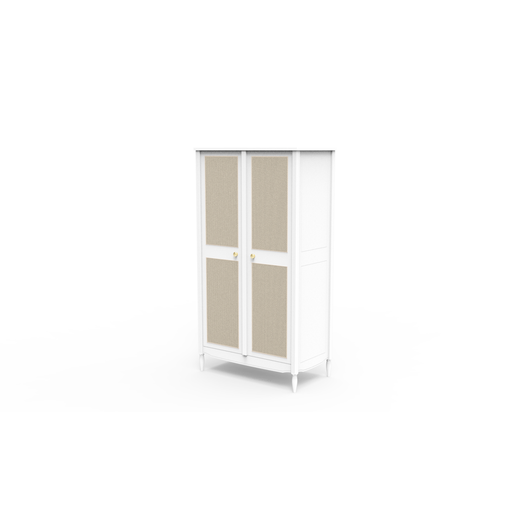 HERMIONE Armoire / Wardrobe - Neige