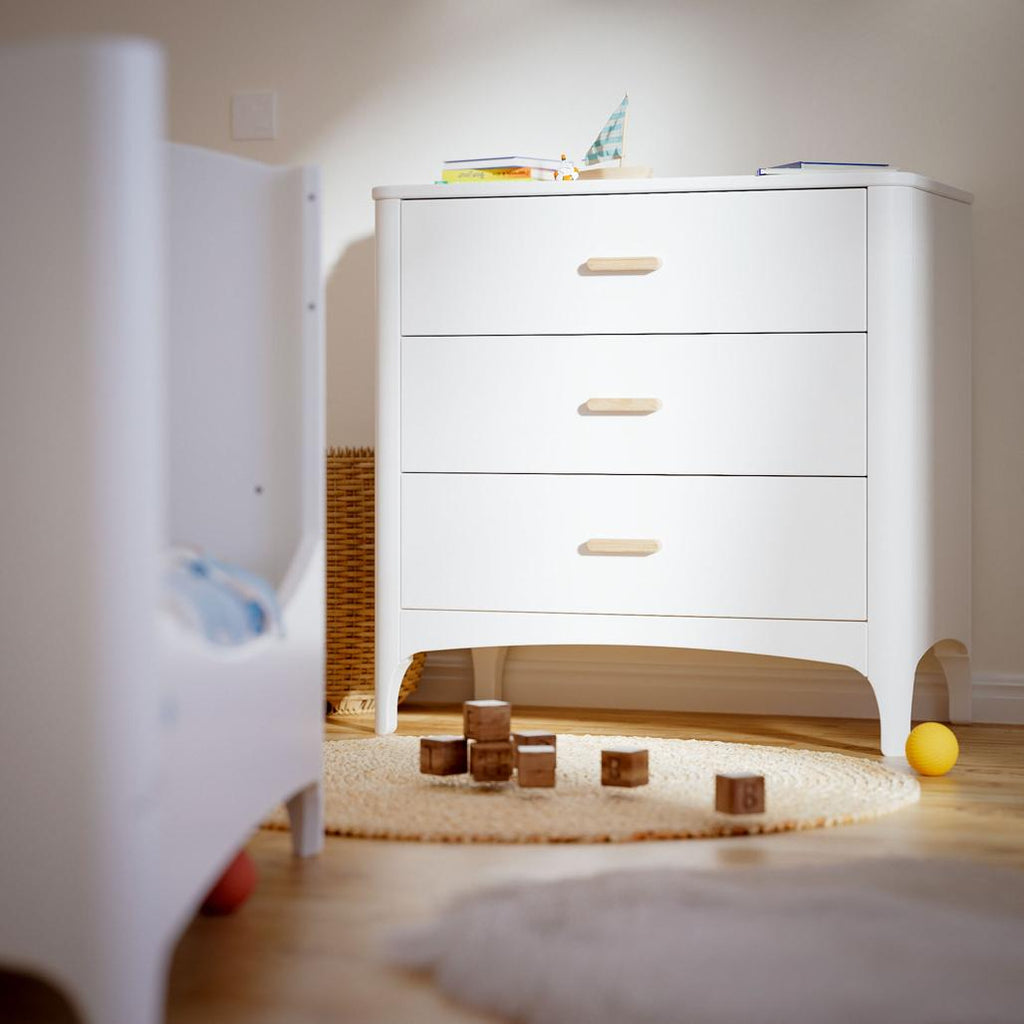 NEREE  COMMODE / BIG CHEST OF DRAWERS H88.8cm - Neige