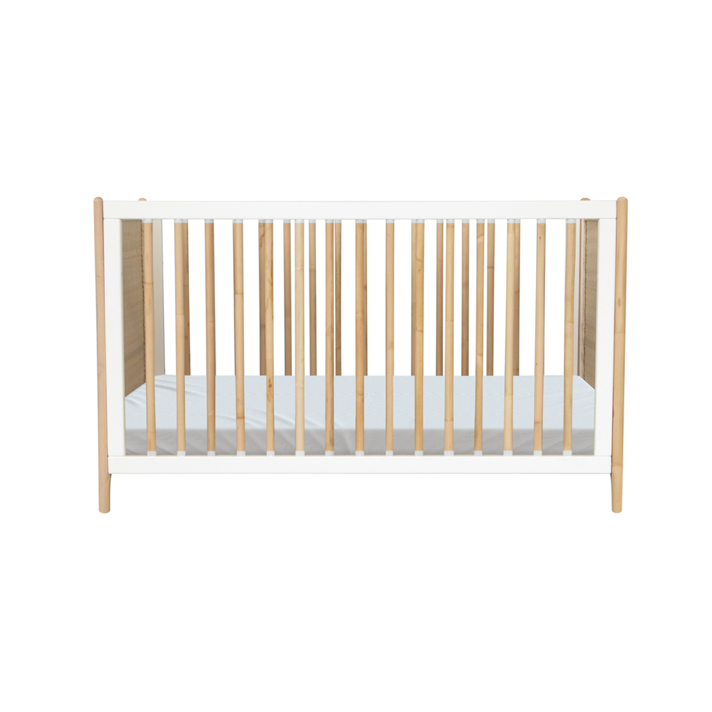 Oceania Rattan Evolutive Bed 60 x 120 - Neige